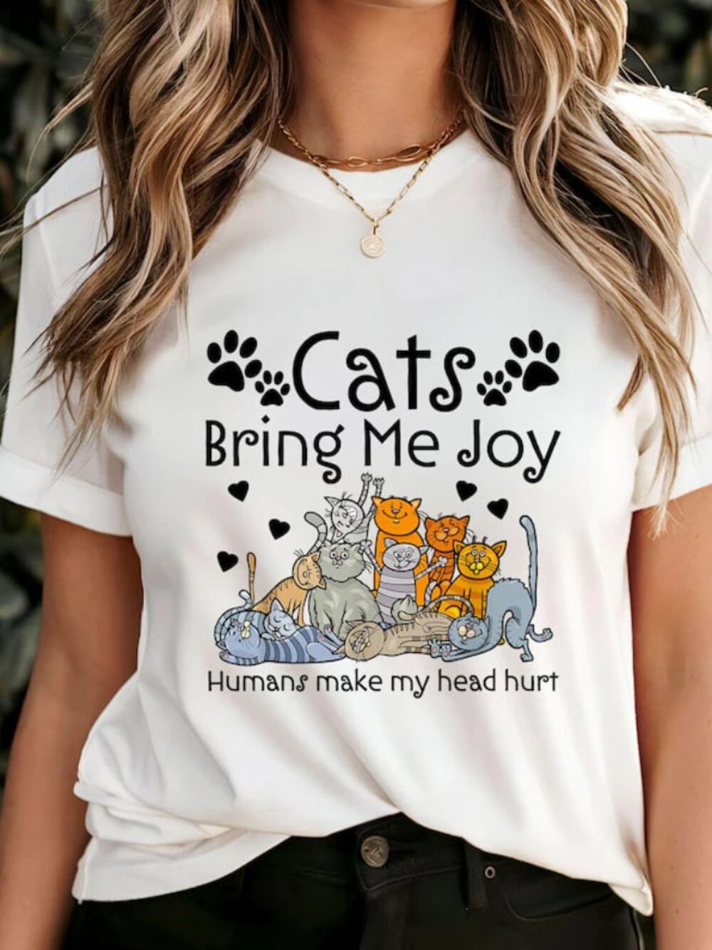 Cats Bring Me Joy Shirt, Funny Cat Lover Gift